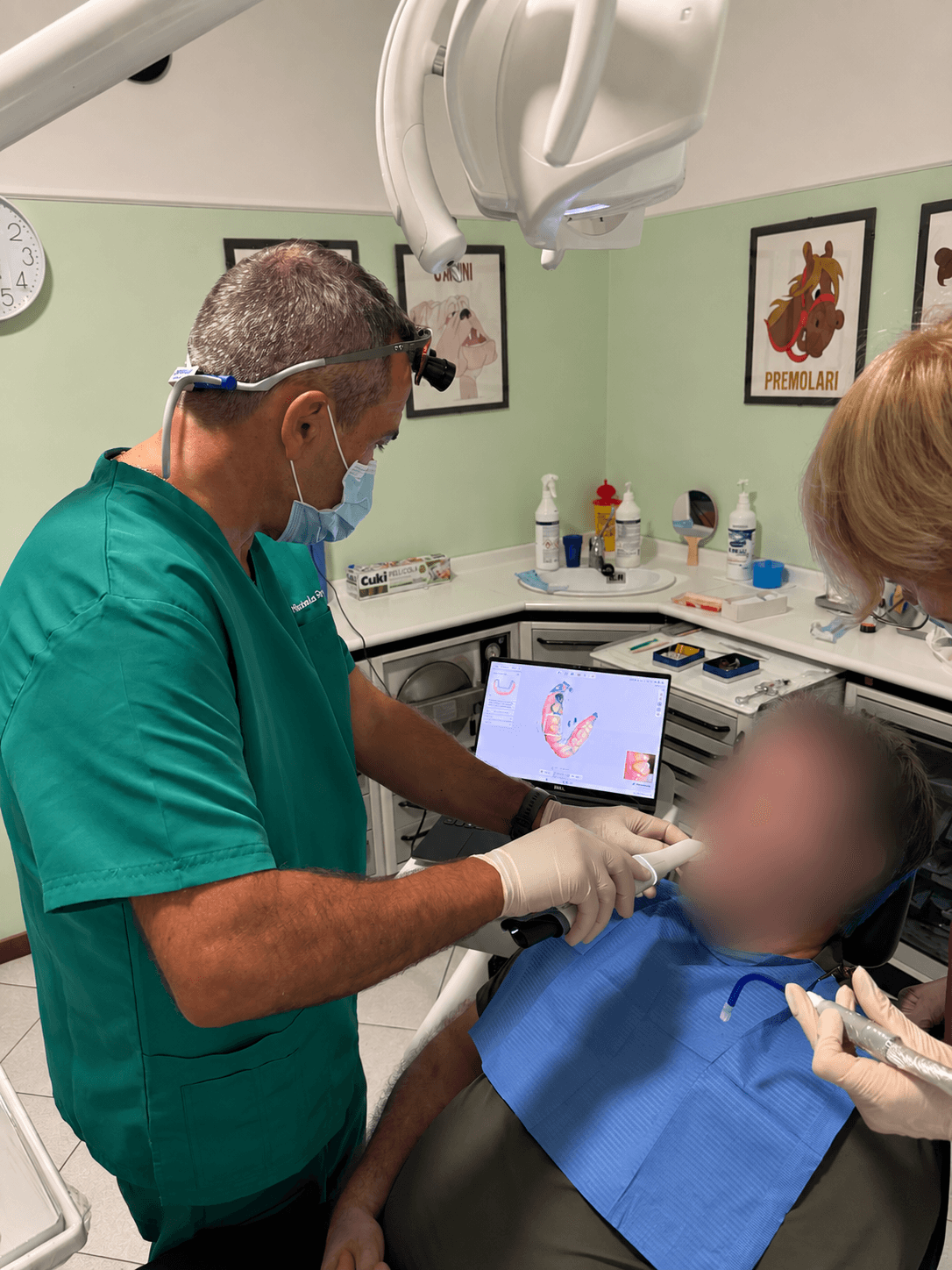 Interno dello Studio Dentistico Spinoglio a Milano